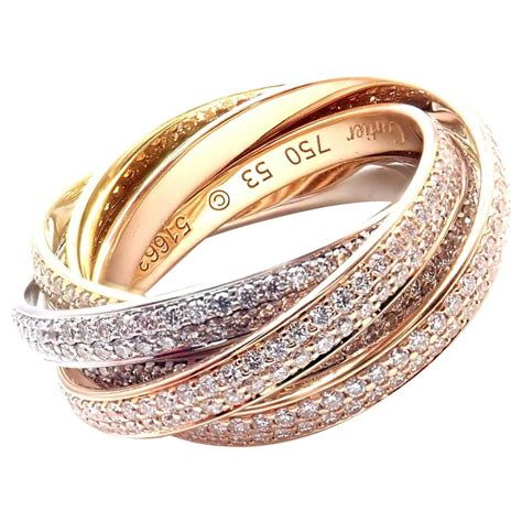 diamond cartier ring|cartier ring with diamond price.